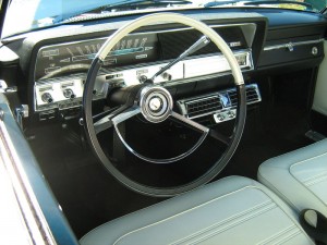 Interior of a 1965 Rambler Classic 770 convertible